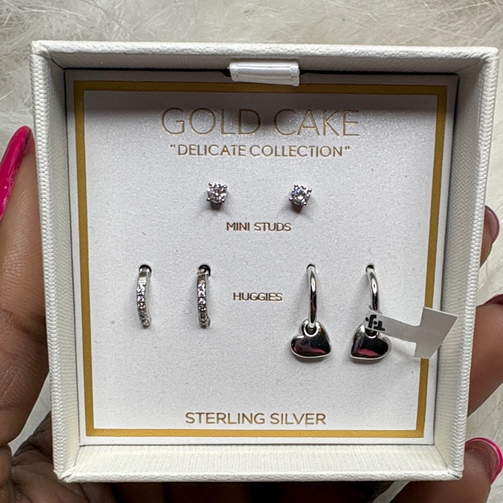 Sterling Silver Earrings Set